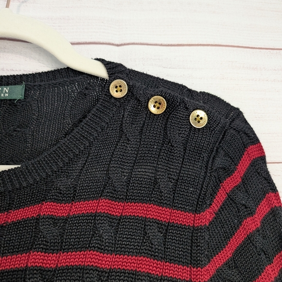 Nwot Vintage Lauren Ralph Lauren  knit Pullover sweater size L - Picture 7 of 7